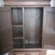 Armoire de ferme en chêne sculpté antique, 1780