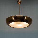 Bauhaus / Functionalist Copper Chandelier UFO, 1930s