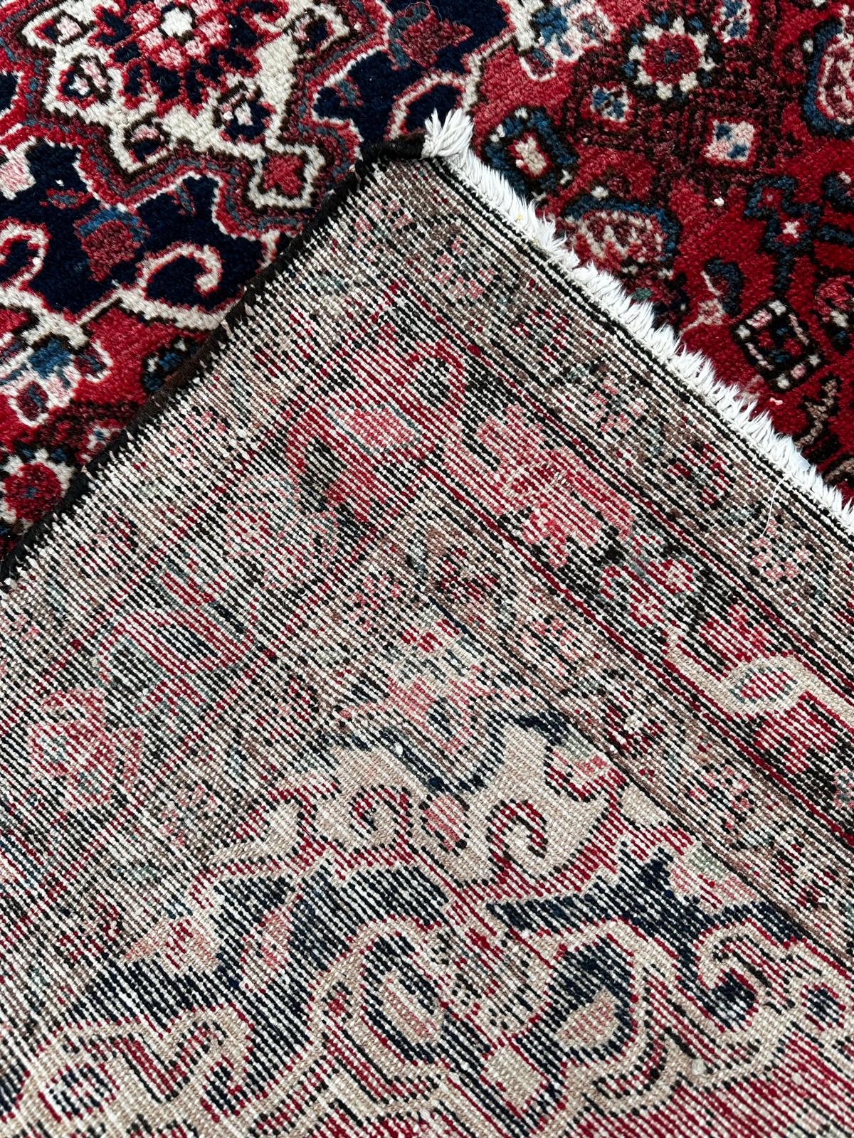 Handmade Hamadan rug 210cm x 130cm