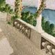 Watercolor seaside landscape recto/verso