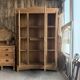 Large Art Deco oak wardrobe (renovated)