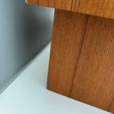 pair of teak wall-mounted bedside tables - Denmark 1960s