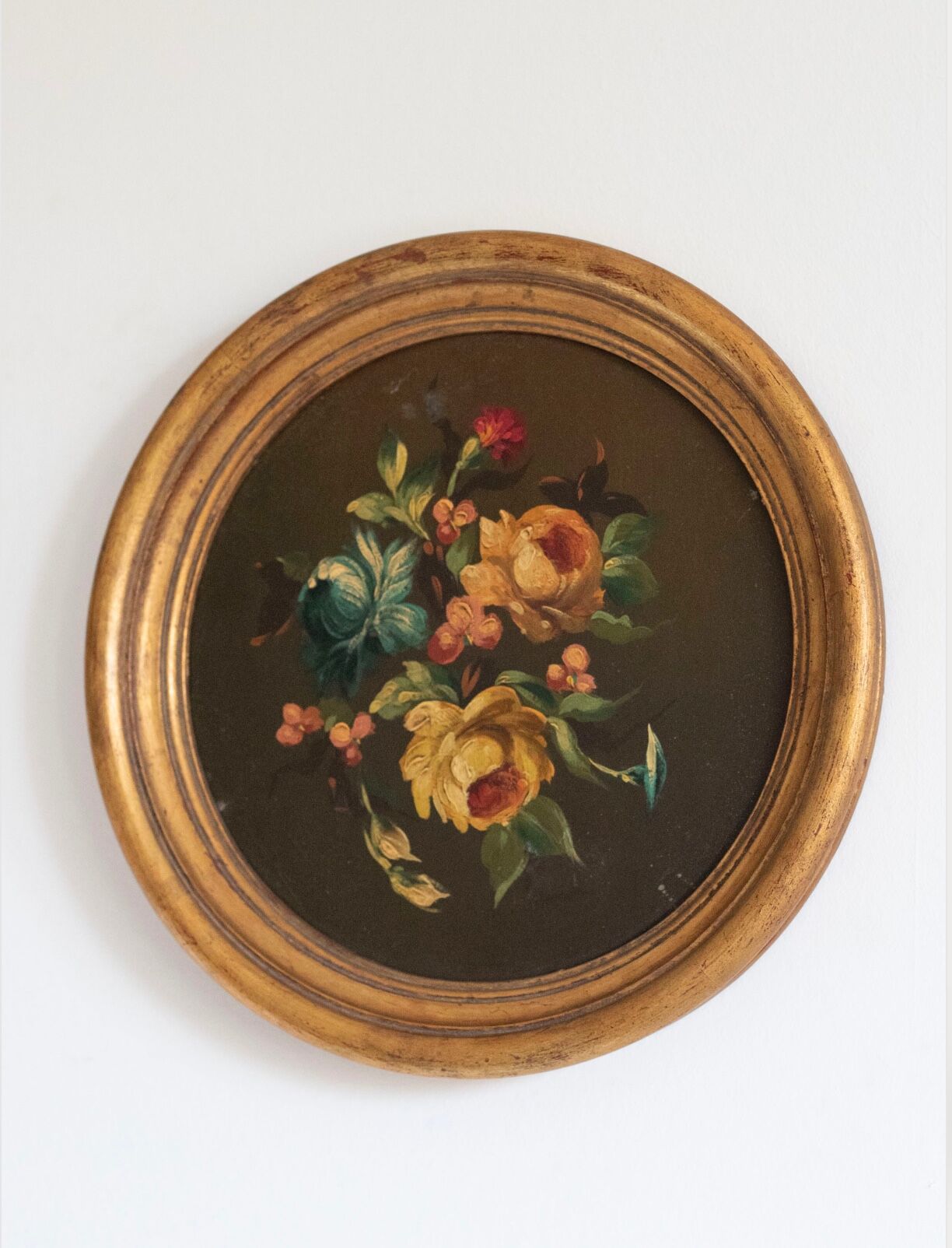 Lot de 3 tableaux bouquet de fleurs