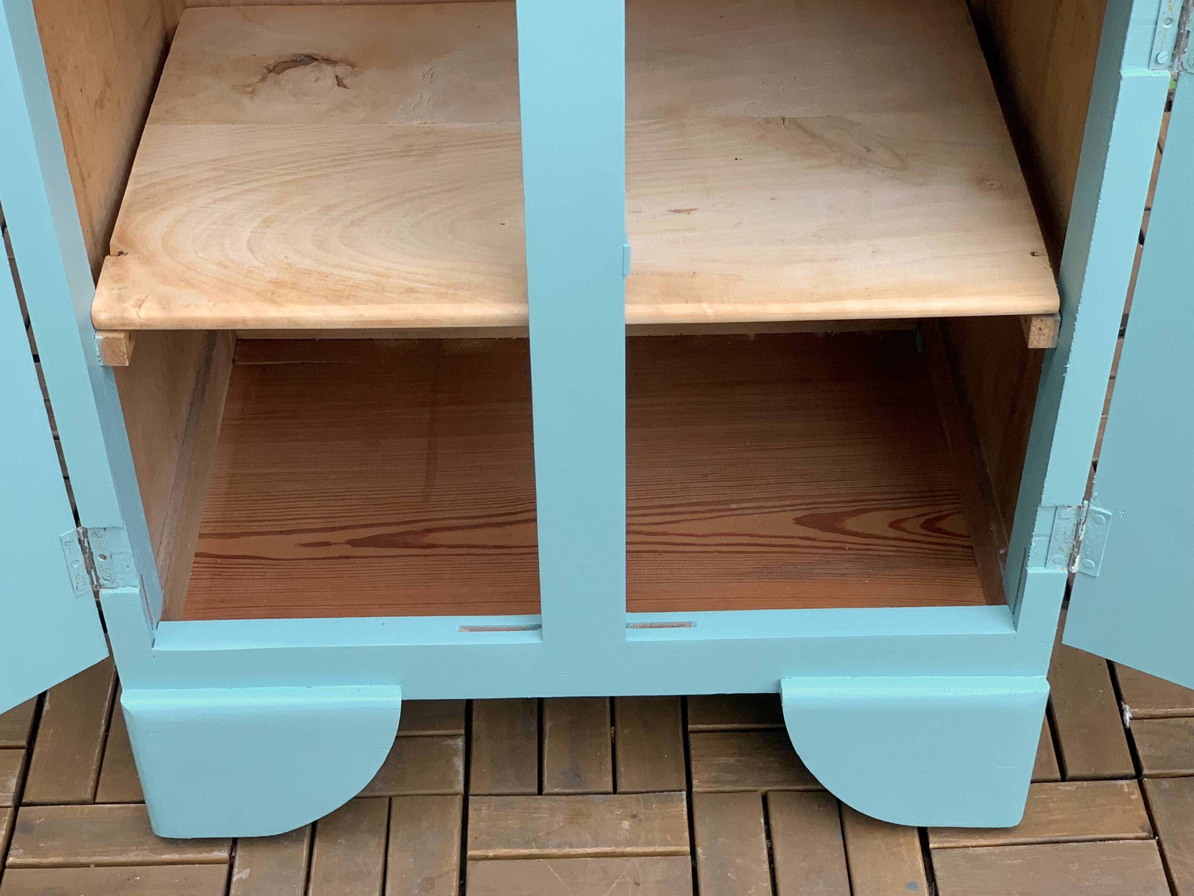 Mado turquoise sideboard vintage 1950