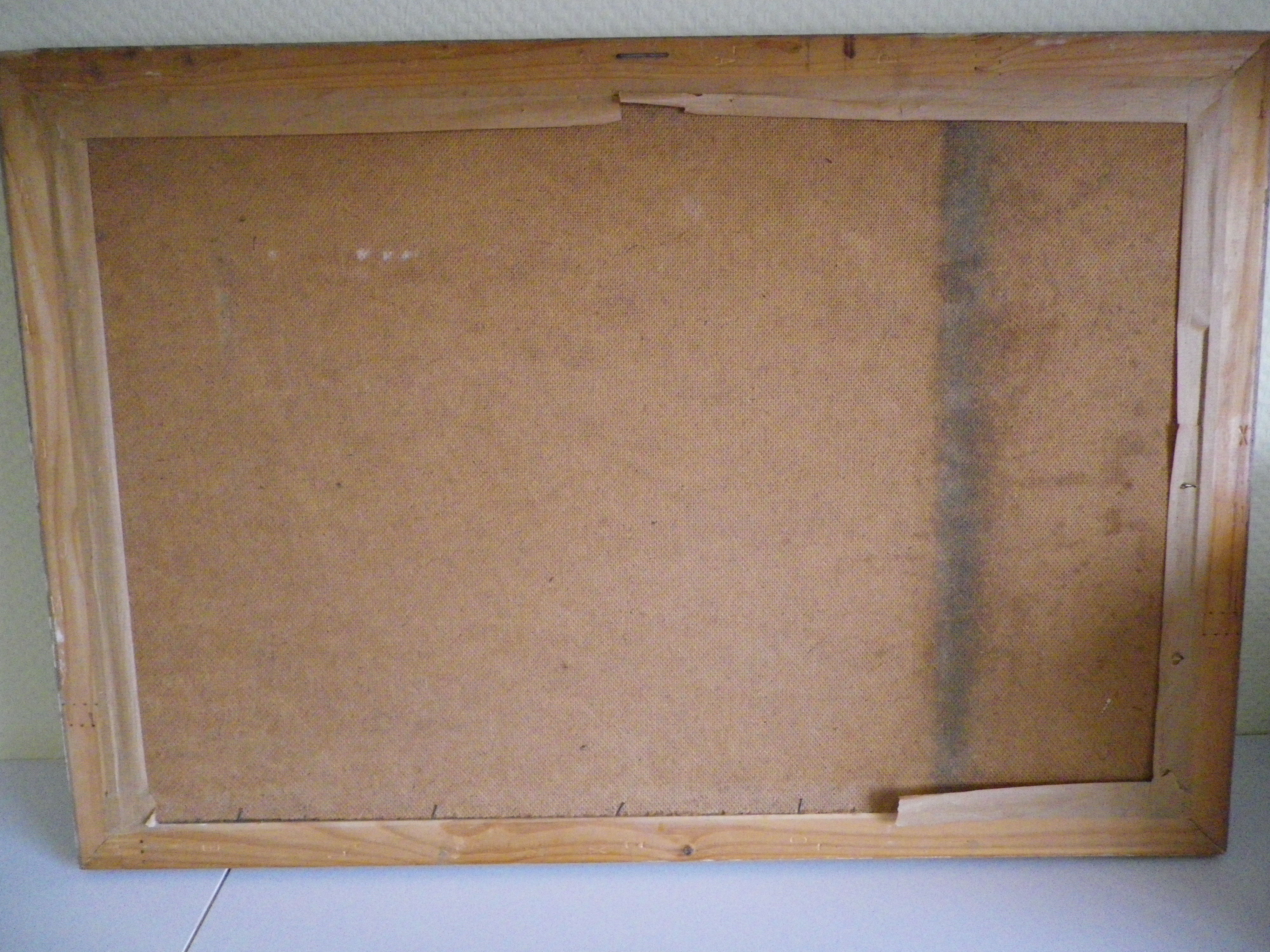 Painting "Plenitude" with framing, signed