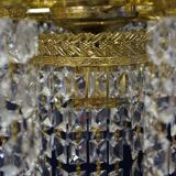 Bronze chandelier and swarovski crystal