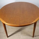 VV Mobler Spottrup Scandinavian extendable teak table, 1960