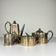 Antique silver-plated coffee and tea service by Elkington & Co, 1880s, set of 4.