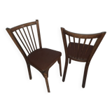 Pair of Baumann bistro chairs