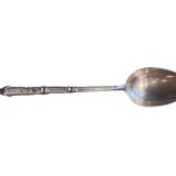 Small silver metal spoon