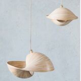 Design luminaire in bamboo medium format