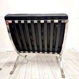 Mid Century Style Barcelona Lounge Chair and Footstool