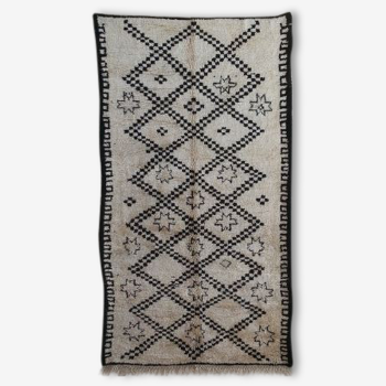 Tapis 100% laine beni ouarain, 370x200