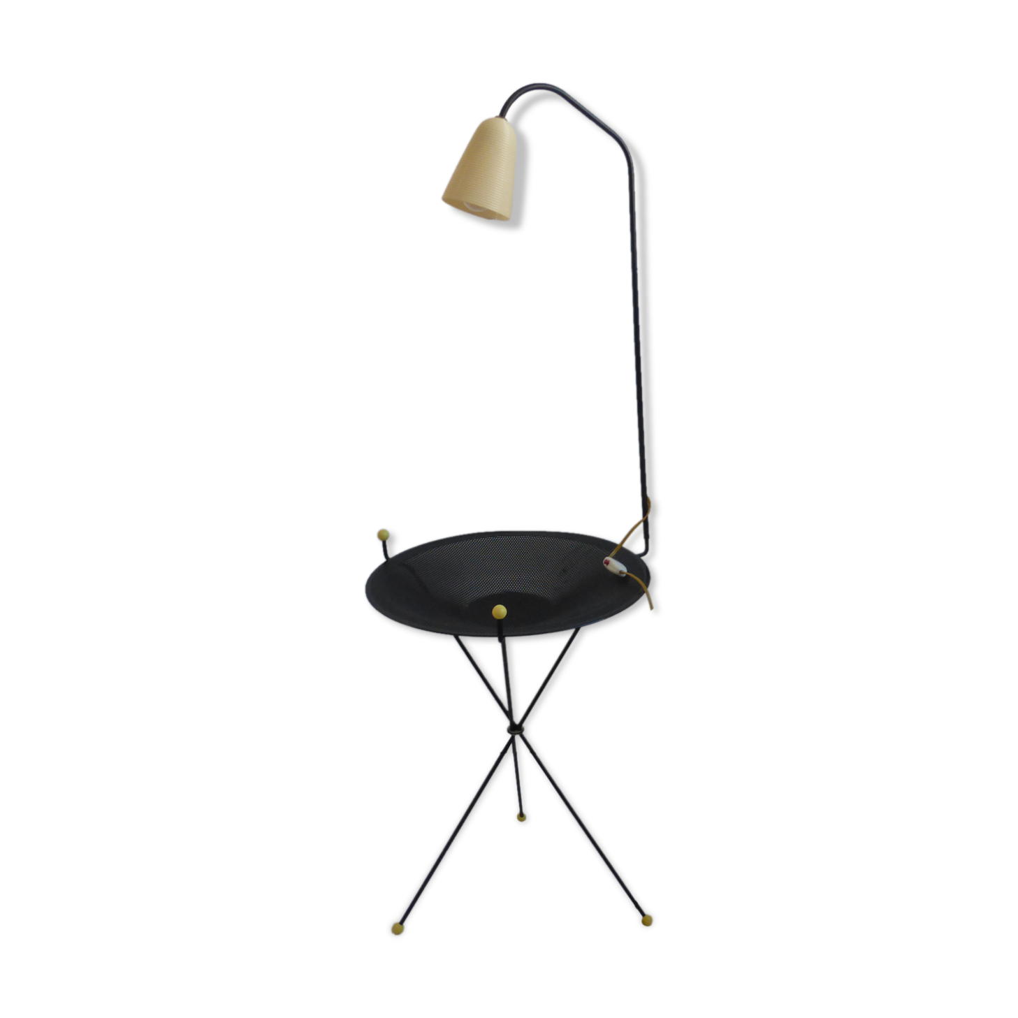 Side table with lamp,1950s