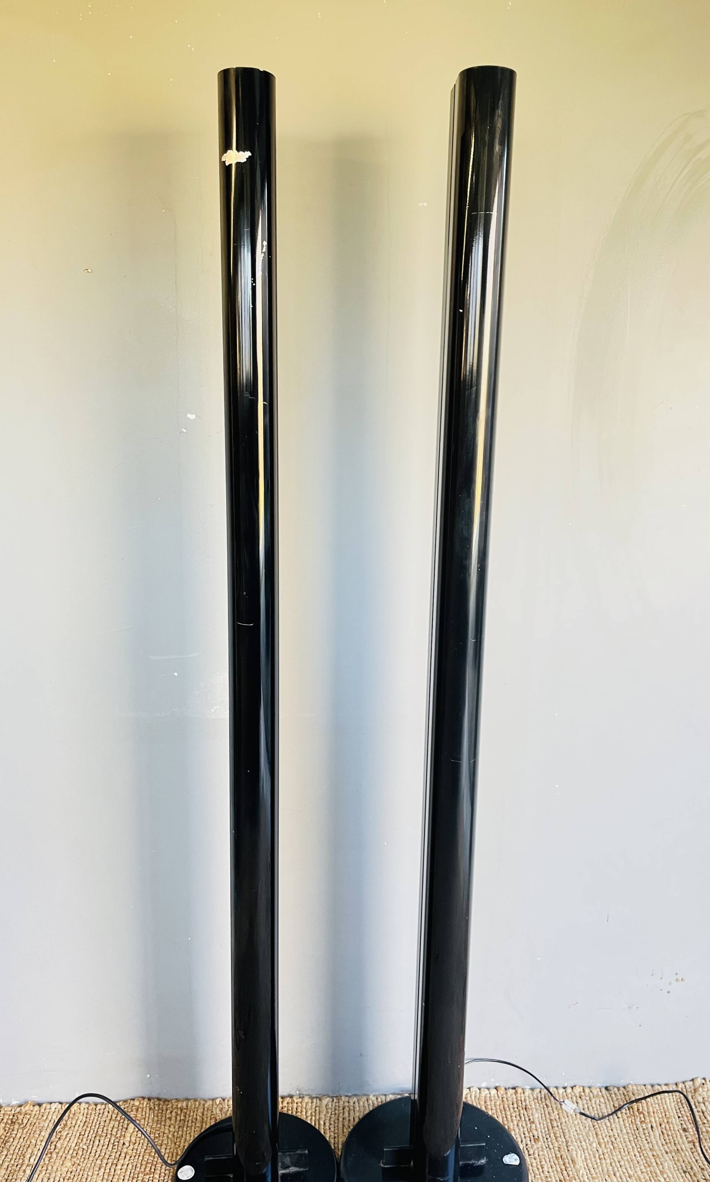 Two Artemide Megaron G.Frattini-505002 designer floor lamps