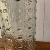 Cylindrical glass vase