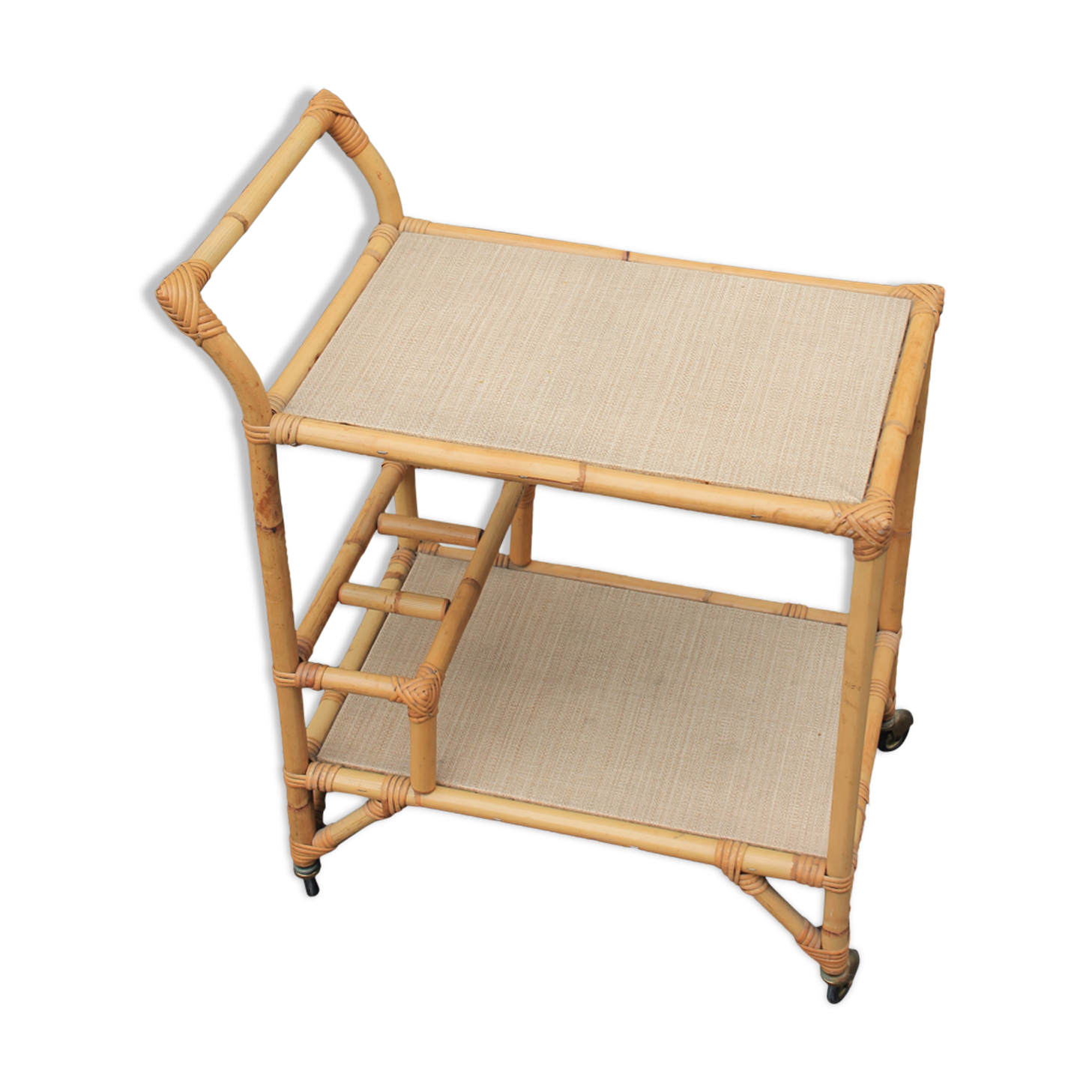 Dessert bar rolling rattan