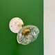 Vintage glass cut lampshade - tableware collection -