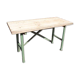 Table industriel pied en metal bureau
