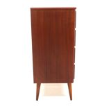 Scandinavian mahogany chest of drawers, Sweden, 1950