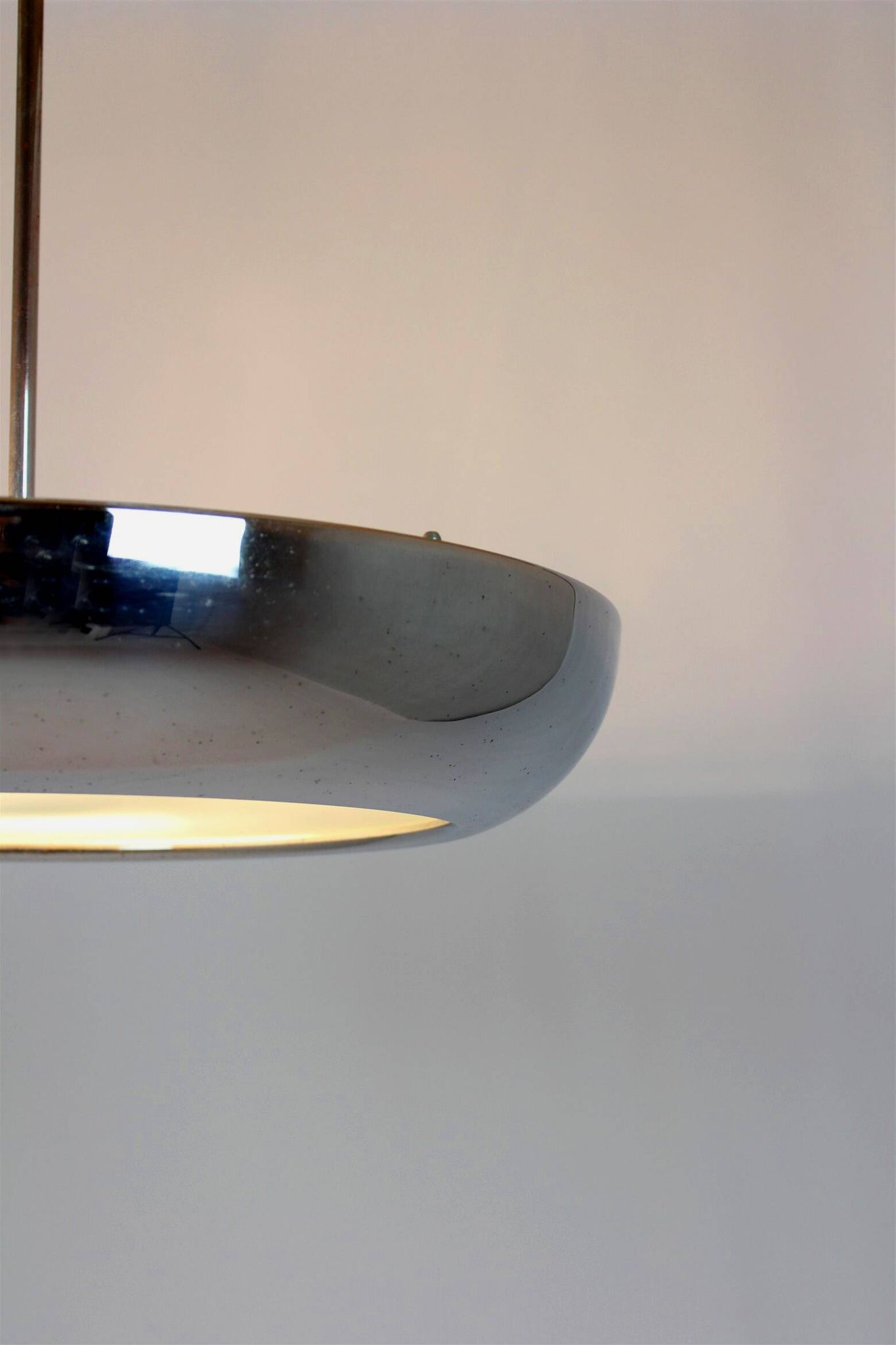 Bauhaus UFO Pendant Lamp by Josef Hurka for Napako, 1930s