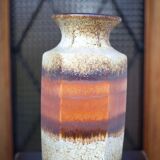 Large West Germany ceramic vase 297-41, scheurich Keramik, decorative vase, floor vase, flower pot