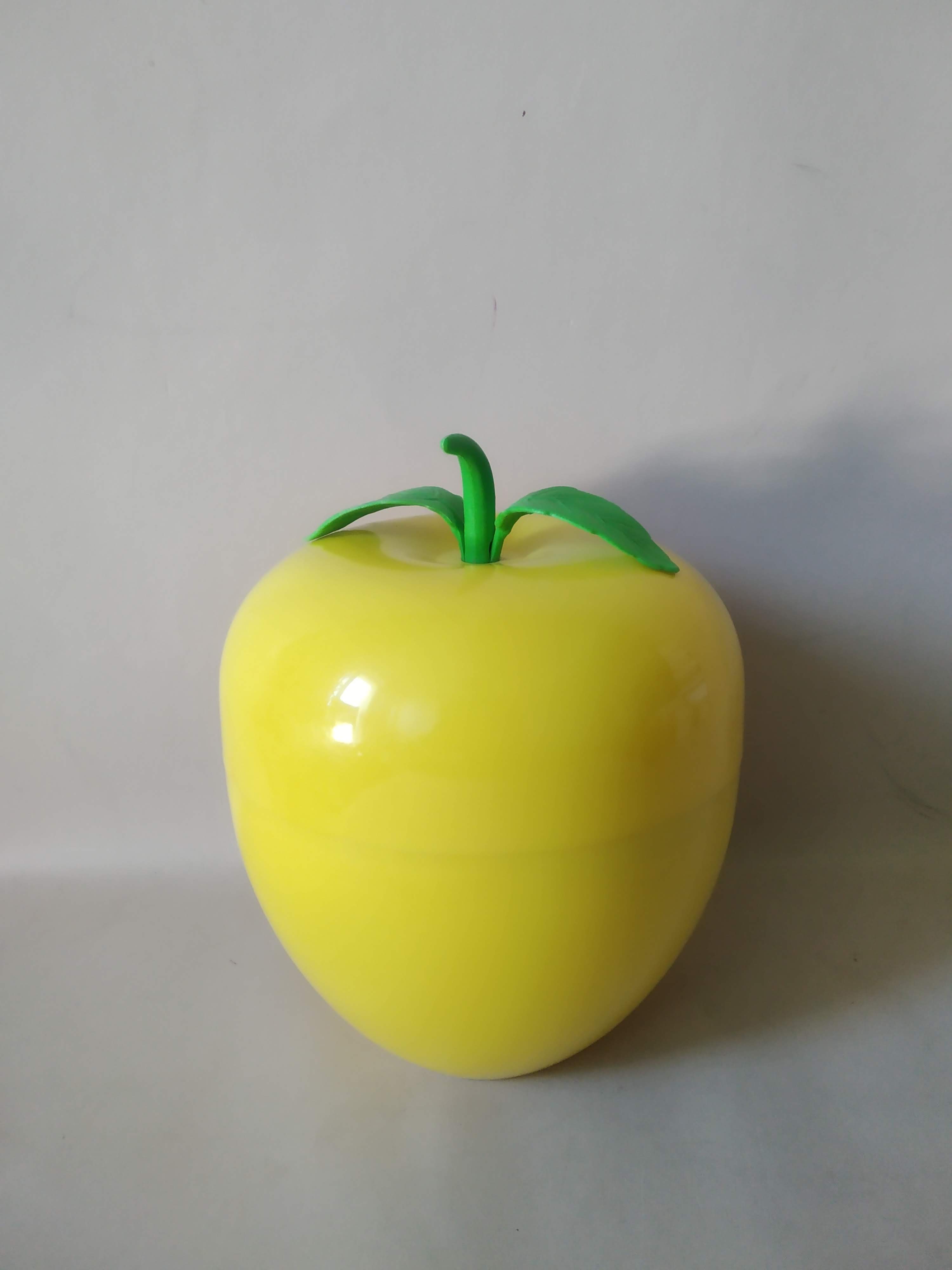 Seau à glaçons pomme jaune Veropam vintage 70's