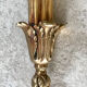 Pair of gilded bronze wall lamps