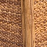 Oak rattan and woven wicker furniture 1980