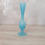 Soliflore / Vase in blue opaline glass, Florentine art