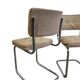 Set of 6 vintage chrome chairs in cesca style