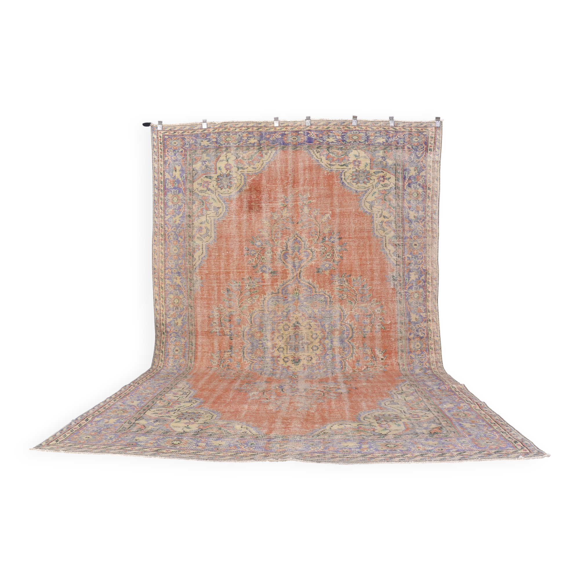 Vintage Oushak Area Carpet sku 2310