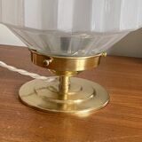 Antique glass globe skyscraper table desk lamp