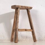 Antique Chinese stool in wood – end of the Qing dynasty (c.1900) #2