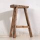 Antique Chinese stool in wood – end of the Qing dynasty (c.1900) #2
