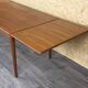 1960s 1970s Teak Extendable Dining Table Made in Denmark Danish Design