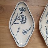 2 Terre de Fer Carnations trays