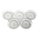 Set of dessert plates, Art Deco, crystal, Hortensja Glassworks, Poland, 1930s
