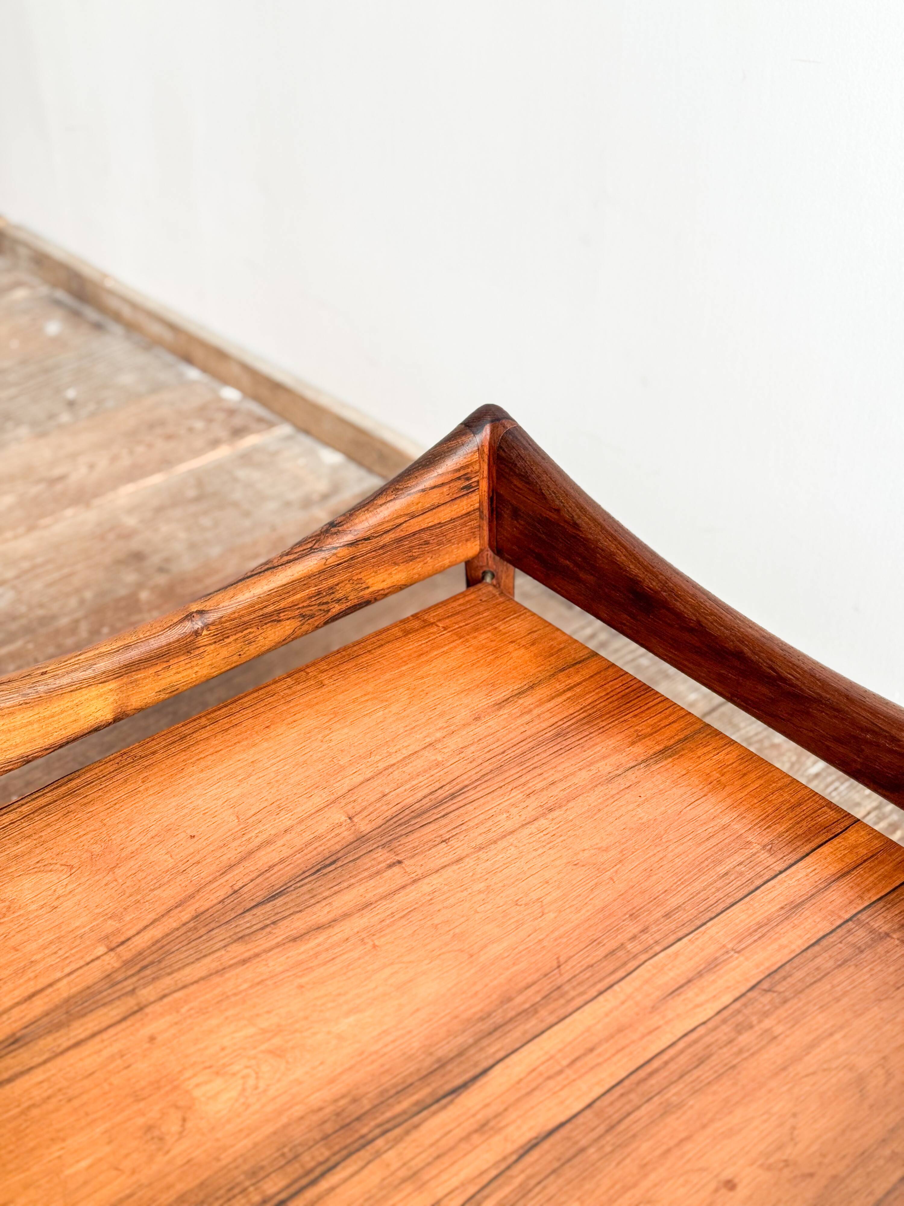 Ensemble danoise avec fauteuil, repose-pieds et table par Kristian Vedel