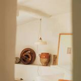 URSULE - White terracotta - Portable lamp