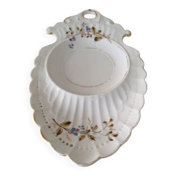 Sous tasse à déjeuner égoïste/ tartine de porcelaine G. Demartine & Ci