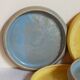 Seven vintage potter's sweet treat plates