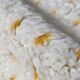 White carpet with yellow dots - 276 x 211 cm