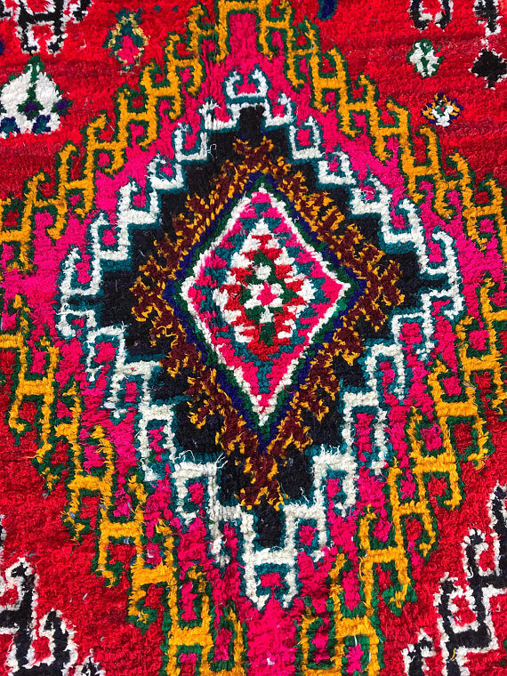 Carpet boucherouite 260 x 155 cm