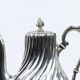 Silver-plated metal verseuse with twisted ribs – Victor Saglier, Paris, late 19th century.