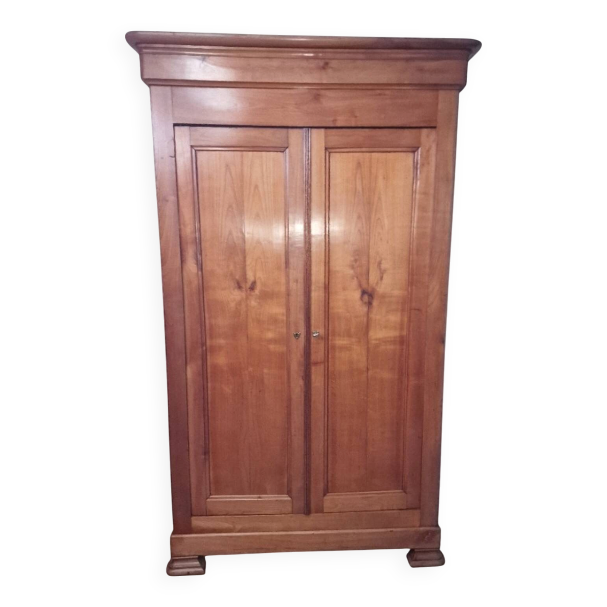 Armoire penderie en merisier entièrement démontable