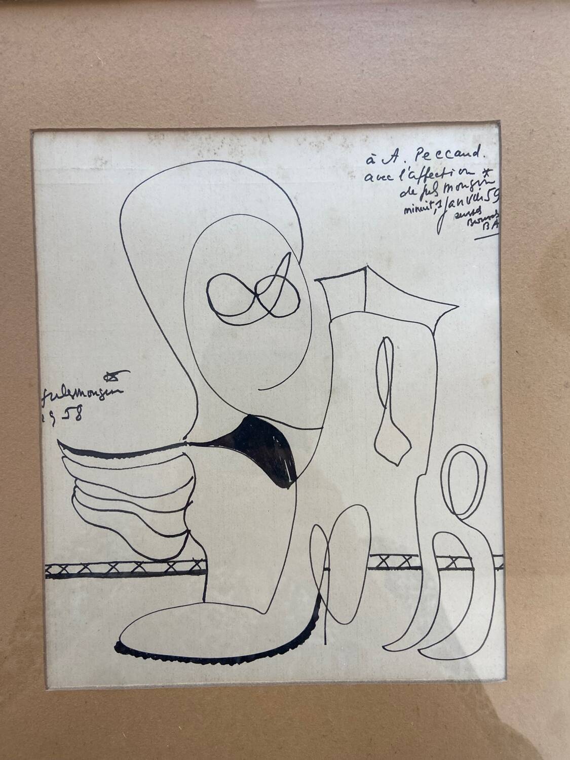 Drawing Art Brut, 1958