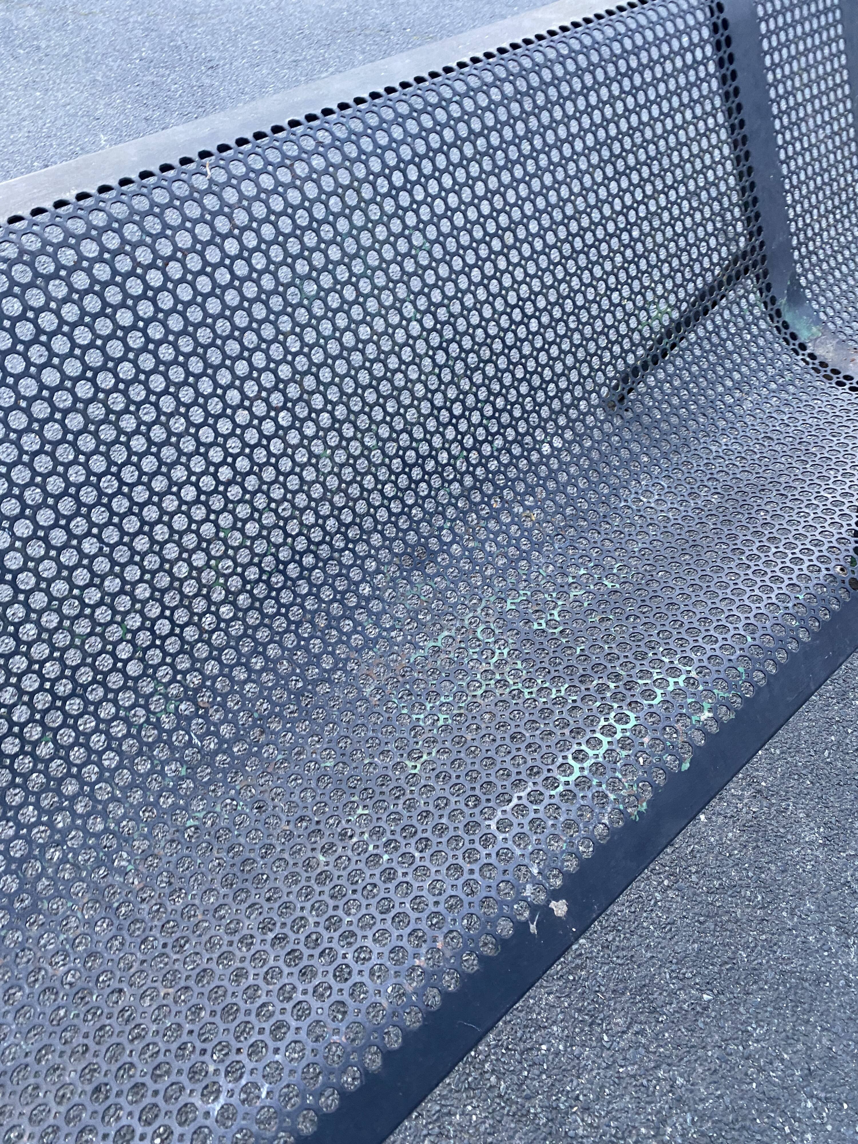 Public garden bench 1950