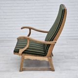 Chaise à bascule danoise à dossier haut, très bon état d'origine.