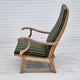Chaise à bascule danoise à dossier haut, très bon état d'origine.